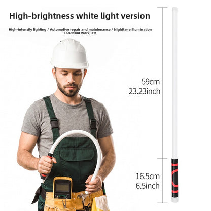 Multifunctional light-emitting stick is rechargeable